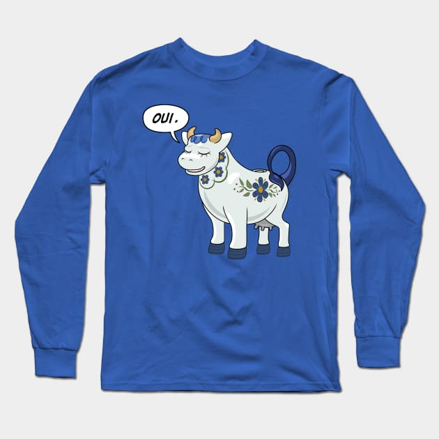 Mrs. Cow Creamer Long Sleeve T-Shirt by Number1Robot